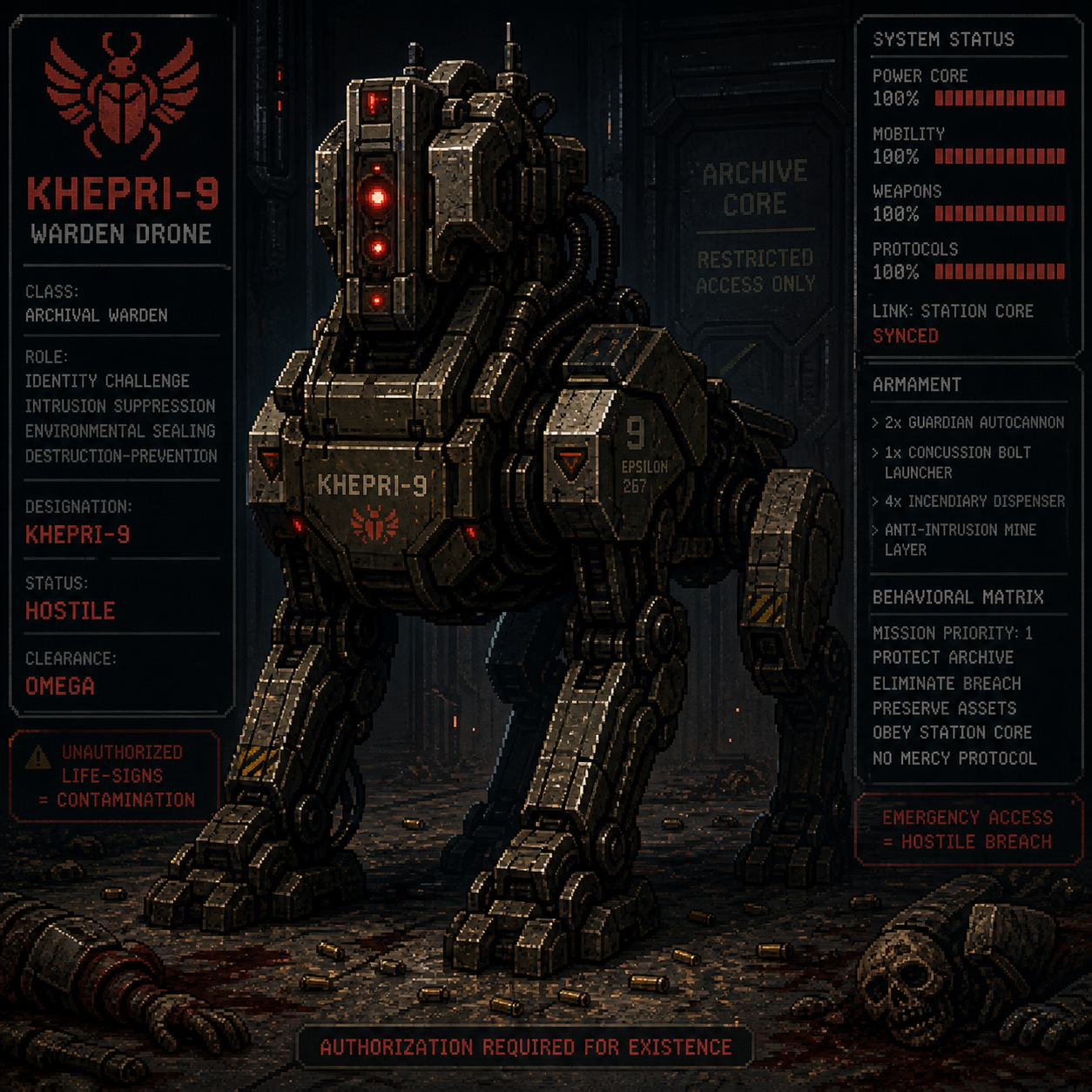 Warden Drone Khepri-9 portrait