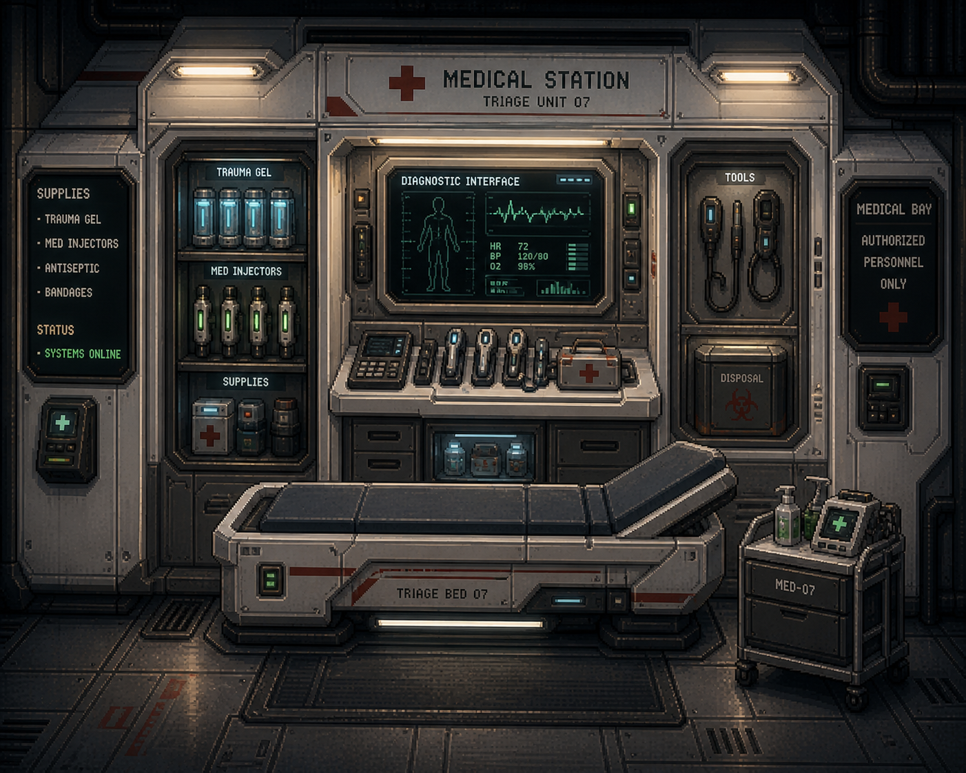 Medical Station object illustration