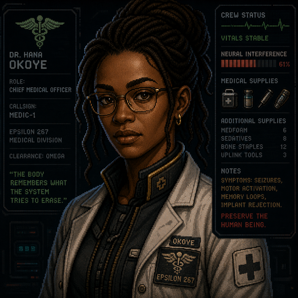 Dr. Hana Okoye portrait