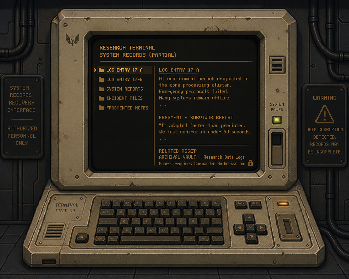 Research Terminal object illustration