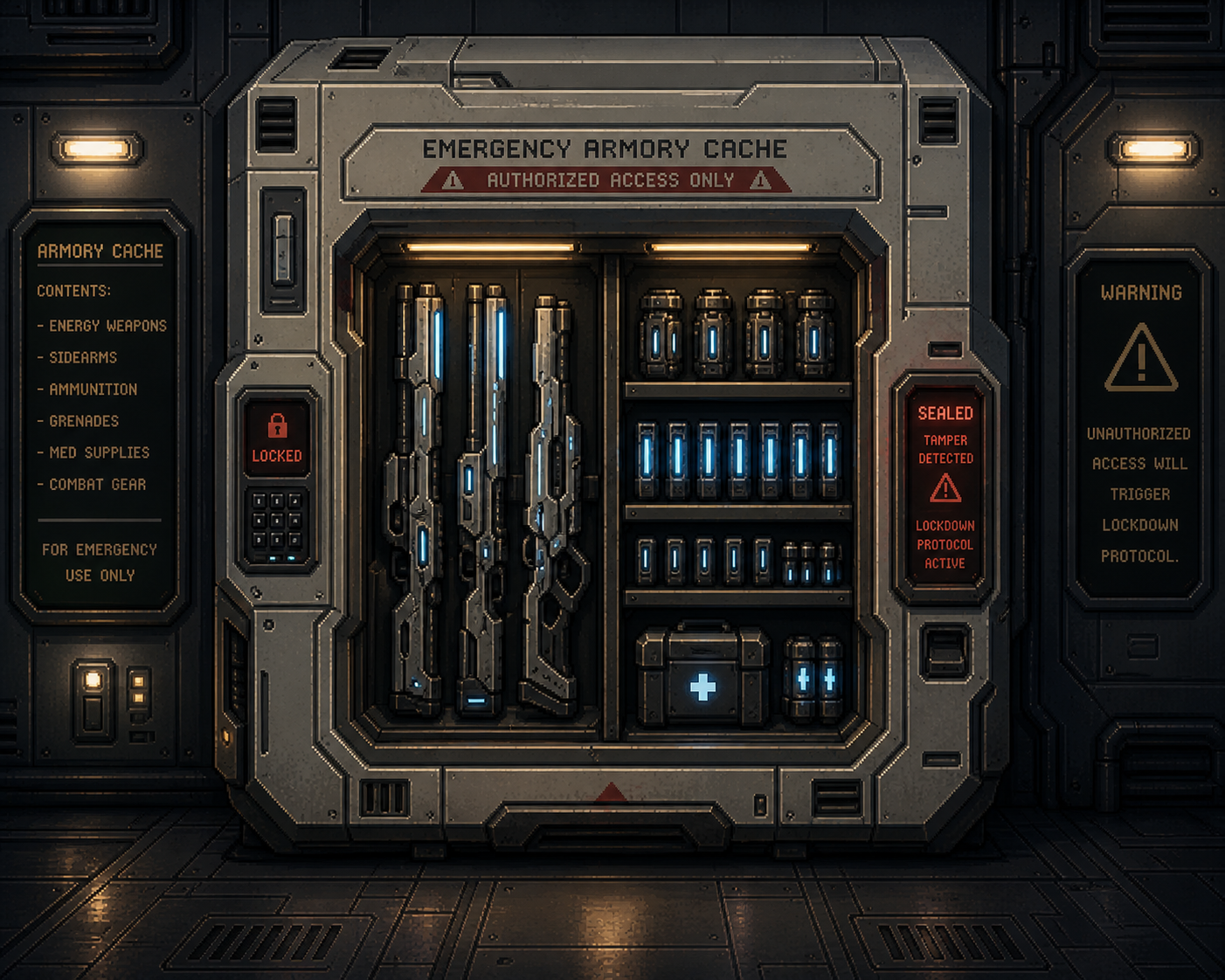 Weapons Stash object illustration